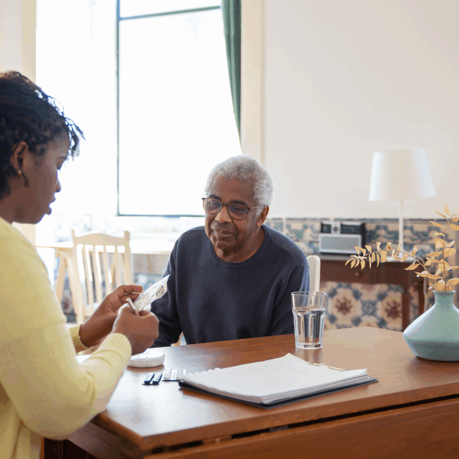 financial-caregiver financial caregiver counting money